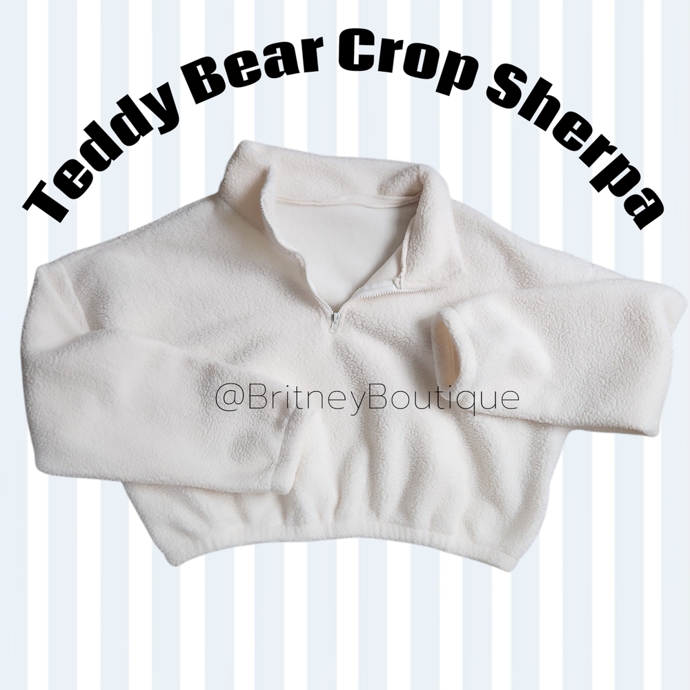 Teddy Bear Sherpa in Cream
